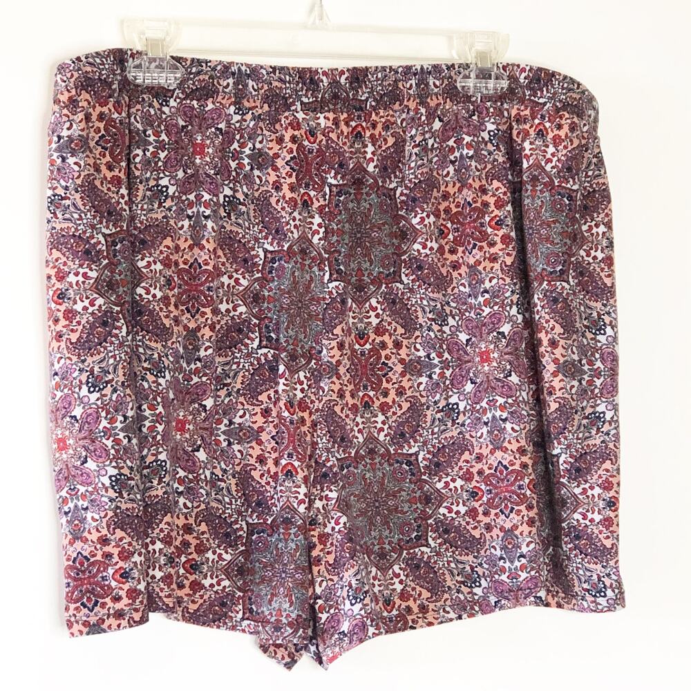 Kristin Nicole size 3X shorts Wrap Style Soft Stretchy